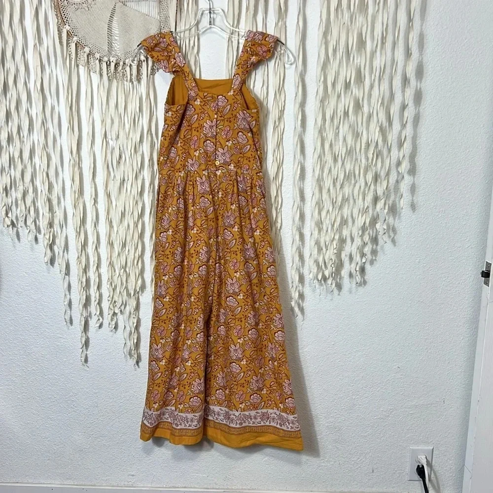 Janie & Jack Floral Bow Jumpsuit Size 10